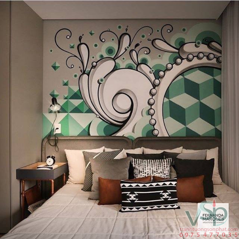 Công trình vẽ tranh tường phòng ngủ cho bé  Vẽ tranh tường 3D đẹp giá rẻ  nhất tại Hà Nội  Thi công trọn gói