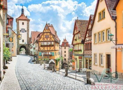 Vẽ tranh tường quán trà sữa